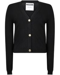 Moschino - Button-Up V-Neck Cardigan - Lyst