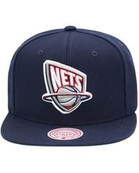 Mitchell & Ness - Brooklyn Nets Hardwood Classics Team Ground 2.0 Cap - Lyst