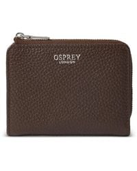 Osprey - Medium Core Leather Zip-Around Wallet - Lyst
