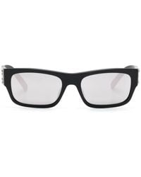 Givenchy - 4g-motif Rectangle-frame Sunglasses - Lyst
