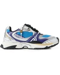 Versace - Icaro Metallic-Sneakers - Lyst