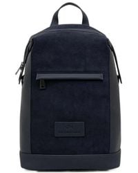 Paul & Shark - Sac À Dos Firenze En Cuir À Empiècements En Daim - Lyst