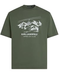 KARL LAGERFELD - Après Ski Club T-Shirt - Lyst