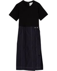 3.1 Phillip Lim - Wrap-skirt Short-sleeve Midi Dress - Lyst