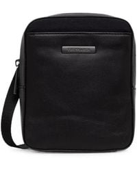 Trussardi - Small Travel Logo-Plaque Messenger Bag - Lyst