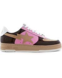 A Bathing Ape - Bape Sta Leren Sneakers - Lyst
