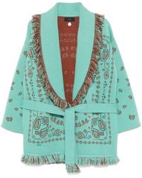 Alanui - Cardigan Mit Bandana-Jacquardmuster - Lyst