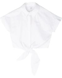 Adam Lippes - Mila Tie Detail Top - Lyst