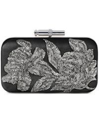 Givenchy - Pout Clutch Met Geborduurde Bloemen En Pailletten - Lyst