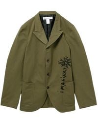 Comme des Garçons - Jas Met Grafische Print - Lyst