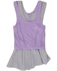 Natasha Zinko - Layered Ruffled Tank Top - Lyst
