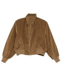 BONBOM - Corduroy Oxford Crop Work Jacket - Lyst
