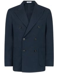 Boglioli - Double-Breasted Peak-Lapel Blazer - Lyst