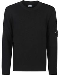 C.P. Company - Lens-Detail Wool Sweater - Lyst