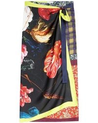 Dries Van Noten - Long Wrap Scarf-Skirt - Lyst
