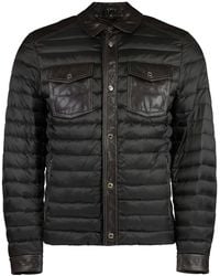 Moorer - Wattierte Jacke Mit Vordertasche - Lyst