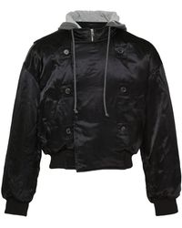 we11done - Veste Croisée À Capuche - Lyst