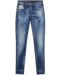 DIESEL - 2019 D-strukt 09g89 Slim-cut Jeans - Lyst