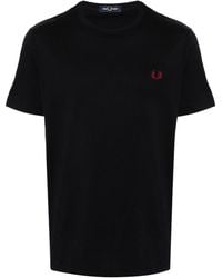 Fred Perry - T-shirt con ricamo - Lyst