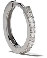 We by WHITEbIRD - 18Kt Diamond Margot Large Hoop Single Earring - Lyst