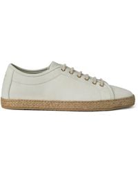 Brunello Cucinelli - Rope-Insert Suede Sneakers - Lyst