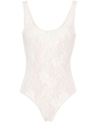 Zimmermann - Floral-lace Bodysuit - Lyst