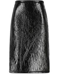 Gucci - Side-Split Midi Skirt - Lyst