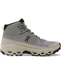 On Shoes - Cloudrock Mid Wp Hiking Sneakers - Lyst