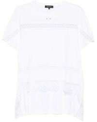 Barbara Bui - Lace-Trim T-Shirt - Lyst
