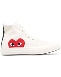 converse noir haute homme comme des garcons