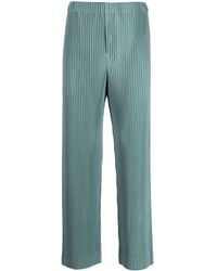 Homme Plissé Issey Miyake - Mc August Pleated Cropped Trousers - Lyst
