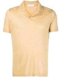 Cruciani - Lined Short-sleeved Polo Shirt - Lyst