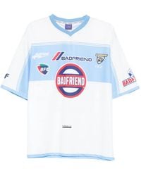 Badfriend - Graphic-Print Panelled T-Shirt - Lyst