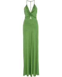Victoria Beckham - シャーリング Vネックドレス - Lyst