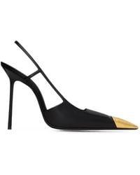 Saint Laurent - Jeanne Slingback Pumps - Lyst