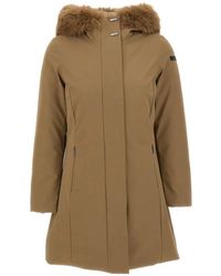 Rrd - Surflex Faux-Fur Trim Parka - Lyst