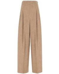 Chloé - Virgin Wool Wide-Leg Trousers - Lyst