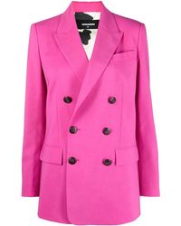 DSquared² - Fuchsia Wool Blend Blazer - Lyst