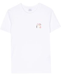 PS by Paul Smith - T-shirt en coton à logo imprimé - Lyst