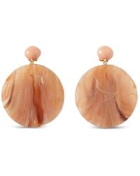 Emporio Armani - Marble-Effect Drop Earrings - Lyst