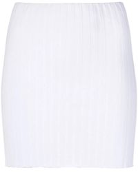 Cotton Citizen - Ribbed-Knit Mini Skirt - Lyst