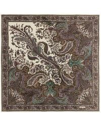 Ralph Lauren - Foulard En Crêpe De Chine À Motif Cachemire - Lyst