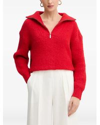 Morgan - Zip-Up Sweater - Lyst