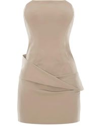CuAnna - Palermo Draped Strapless Mini Dress - Lyst