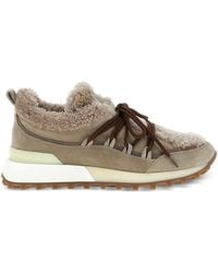 Brunello Cucinelli - Baskets À Doublure Texturée - Lyst