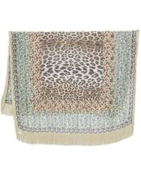 Faliero Sarti - Minimal Floral-Print Scarf - Lyst
