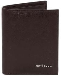 Kiton - Logo-Plaque Bifold Wallet - Lyst