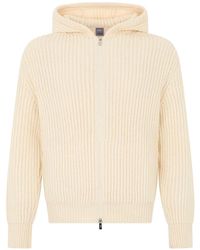 Fedeli - Ribbed-Knit Cashmere Cardigan - Lyst