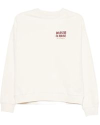 MC2 Saint Barth - Stardust Slogan-Print Crew-Neck Sweatshirt - Lyst