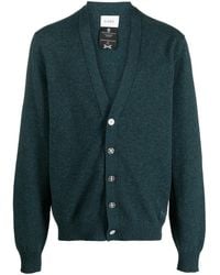 Barrie - B Label Logo-Embroidered Cashmere Cardigan - Lyst